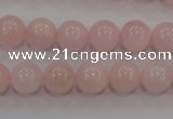 CAQ483 15.5 inches 10mm round natural pink aquamarine beads