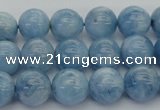 CAQ538 15.5 inches 10mm round AAA grade natural aquamarine beads