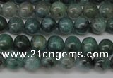 CAQ600 15.5 inches 4mm round aquamarine gemstone beads