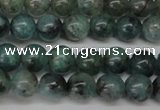 CAQ601 15.5 inches 6mm round aquamarine gemstone beads