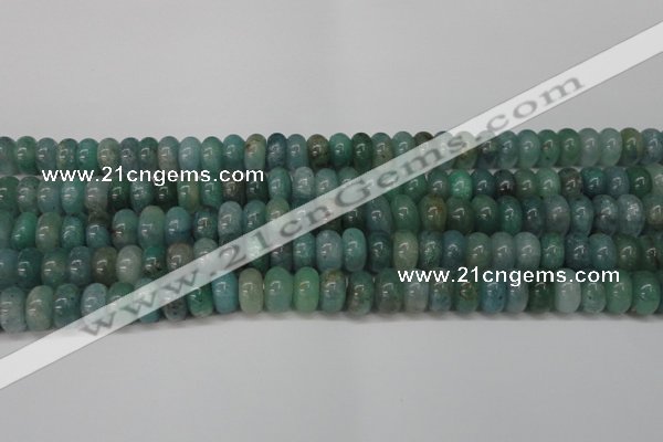 CAQ611 15.5 inches 5*8mm rondelle aquamarine gemstone beads