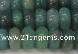 CAQ612 15.5 inches 6*10mm rondelle aquamarine gemstone beads