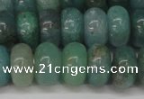 CAQ613 15.5 inches 7*12mm rondelle aquamarine gemstone beads