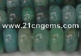 CAQ614 15.5 inches 8*14mm rondelle aquamarine gemstone beads