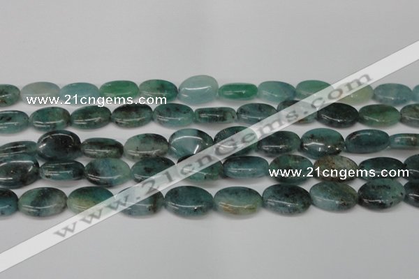 CAQ631 15.5 inches 15*20mm oval aquamarine gemstone beads