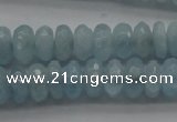 CAQ75 15.5 inches 3*7mm faceted rondelle A grade aquamarine beads