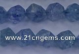 CAQ774 15.5 inches 12mm faceted nuggets imitation aquamarine beads