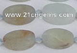 CAQ802 15.5 inches 13*20mm oval aquamarine gemstone beads