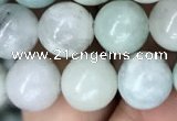 CAQ843 15.5 inches 10mm round aquamarine beads wholesale