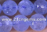 CAQ887 15.5 inches 8mm faceted round natural aquamarine beads