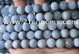 CAQ903 15.5 inches 10mm faceted round aquamarine beads