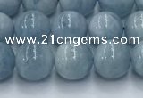 CAQ906 15.5 inches 6mm round aquamarine gemstone beads