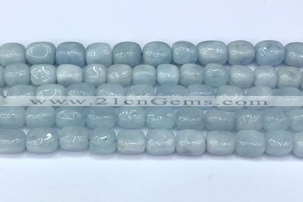 CAQ942 15 inches 9*10mm – 10*12mm nuggets aquamarine beads