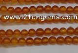 CAR105 15.5 inches 3mm round natural amber beads