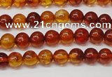 CAR112 15.5 inches 5mm round natural amber beads