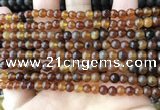 CAR215 15.5 inches 5mm round natural amber beads wholesale