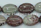 CAR42 15.5 inches 15*20mm oval artistic jasper beads wholesale