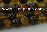 CAR501 15.5 inches 6mm - 7mm round natural amber beads wholesale