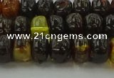 CAR532 15.5 inches 5*8mm rondelle natural amber beads wholesale