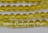 CAR558 15.5 inches 4mm - 4.5mm round natural amber beads wholesale