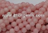 CAS03 15.5 inches 6mm round pink angel skin gemstone beads