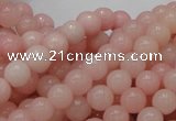 CAS04 15.5 inches 8mm round pink angel skin gemstone beads