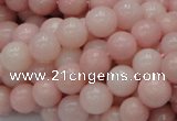 CAS05 15.5 inches 10mm round pink angel skin gemstone beads