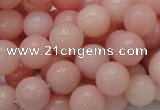 CAS06 15.5 inches 12mm round pink angel skin gemstone beads