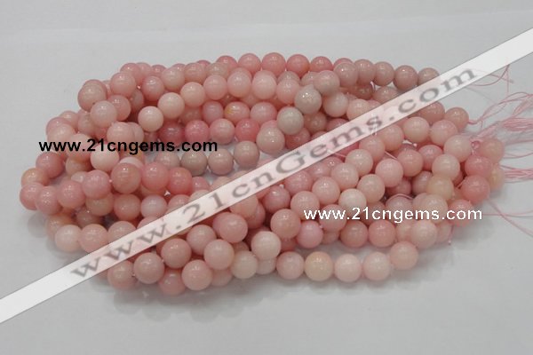 CAS06 15.5 inches 12mm round pink angel skin gemstone beads