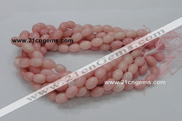 CAS10 15.5 inches 10*14mm rice pink angel skin gemstone beads