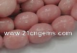 CAS11 15.5 inches 13*18mm rice pink angel skin gemstone beads