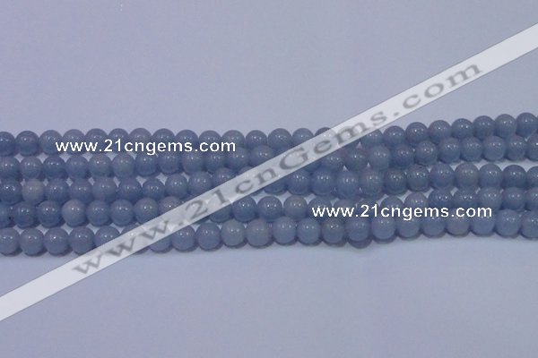 CAS201 15.5 inches 6mm round blue angel skin gemstone beads