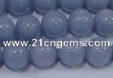 CAS204 15.5 inches 12mm round blue angel skin gemstone beads