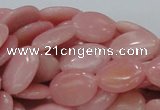 CAS21 15.5 inches 14*18mm oval pink angel skin gemstone beads