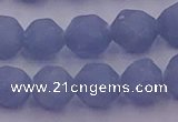 CAS213 15.5 inches 12mm faceted nuggets blue angel skin gemstone beads