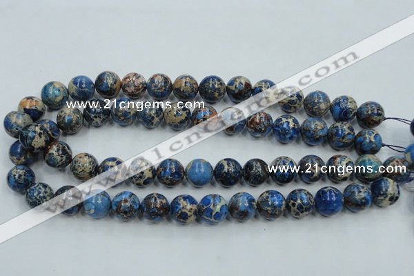 CAT211 15.5 inches 8mm round dyed natural aqua terra jasper beads