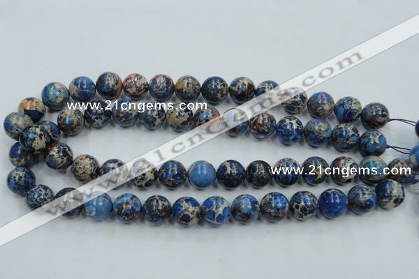 CAT216 15.5 inches 20mm round dyed natural aqua terra jasper beads