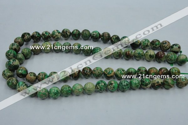 CAT222 15.5 inches 16mm round dyed natural aqua terra jasper beads