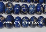 CAT301 15.5 inches 7*10mm – 15*20mm rondelle dyed aqua terra jasper beads