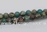 CAT5002 15.5 inches 6mm round natural aqua terra jasper beads