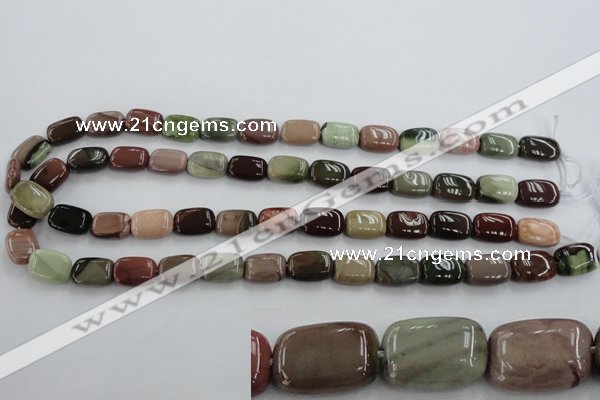 CAT5311 15.5 inches 8*14mm rectangle aqua terra jasper beads wholesale