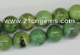 CAU04 round australia chrysoprase 12mm gemstone beads Wholesale