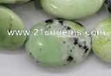 CAU205 15.5 inches 22*30mm oval Australia chrysoprase beads