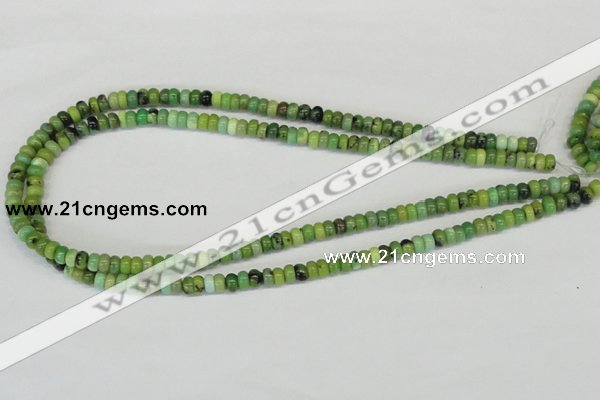 CAU26 15.5 inches 4*6mm rondelle australia chrysoprase beads wholesale