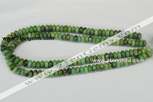 CAU27 15.5 inches 5*10mm rondelle australia chrysoprase beads wholesale