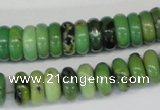 CAU28 15.5 inches 5*12mm rondelle australia chrysoprase beads wholesale