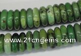 CAU29 15.5 inches 5*15mm rondelle australia chrysoprase beads wholesale