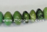 CAU30 Multi-size rondelle australia chrysoprase beads wholesale