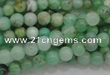 CAU301 15.5 inches 4mm round Australia chrysoprase beads wholesale