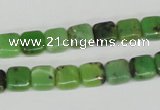 CAU34 15.5 inches 8*8mm square australia chrysoprase beads wholesale